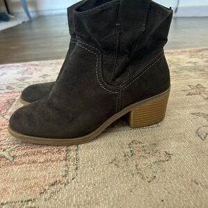 Merona Dark Brown Ankle Booties